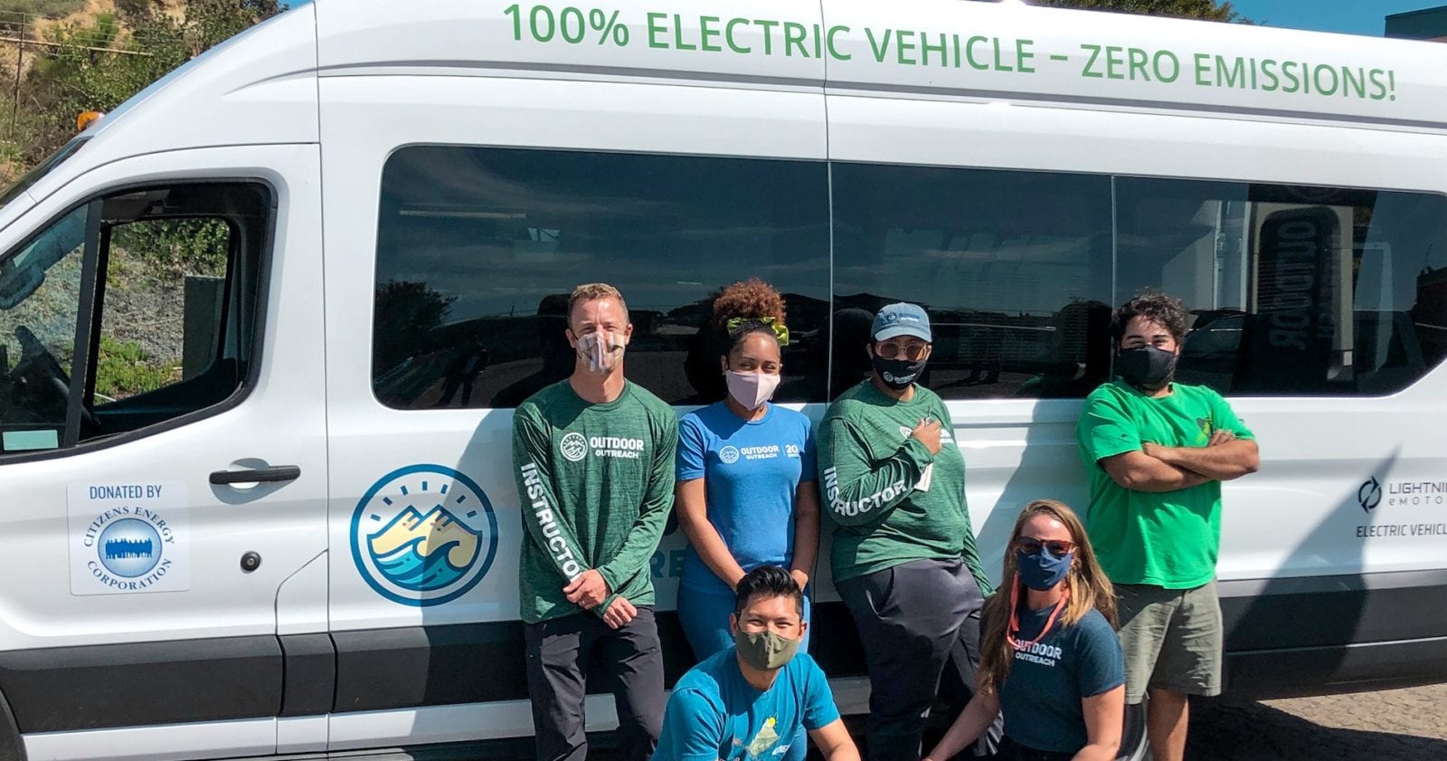 New Electric Vans Promote Sustainability for Outdoor Outreach Youths