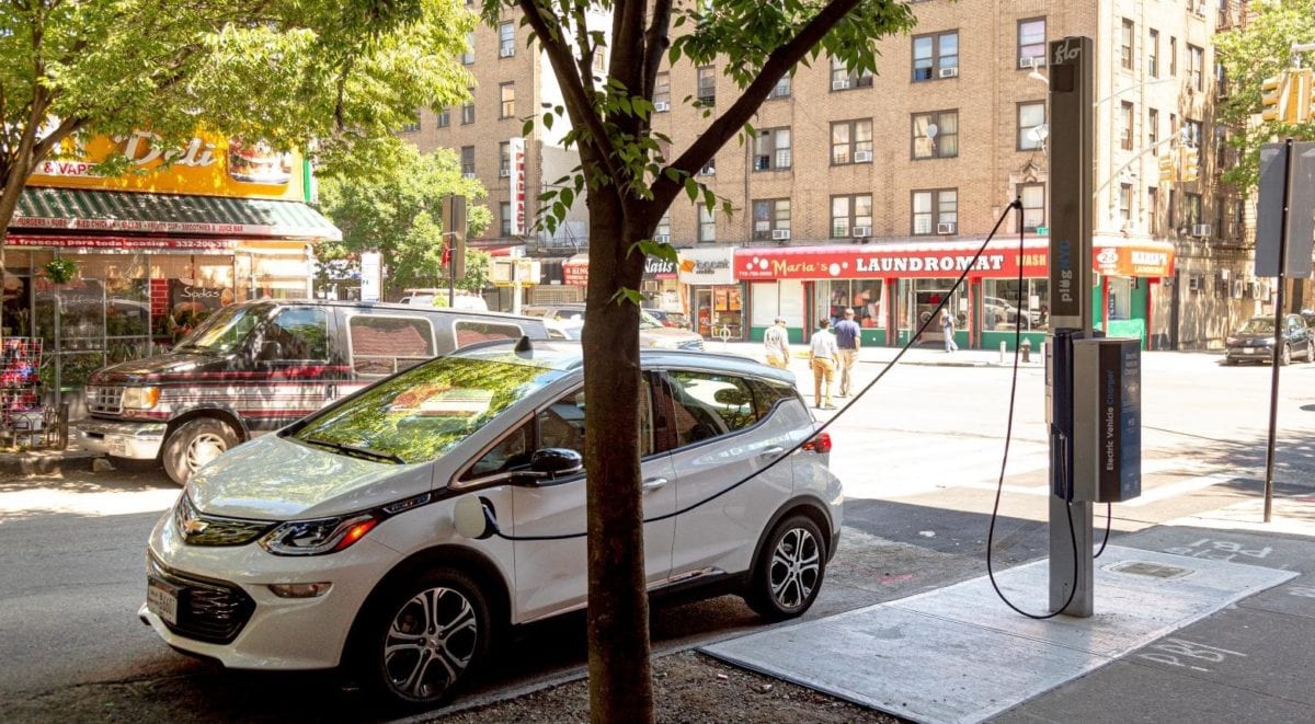 Electric Vehicle Charging Now Available Curbside in NYC